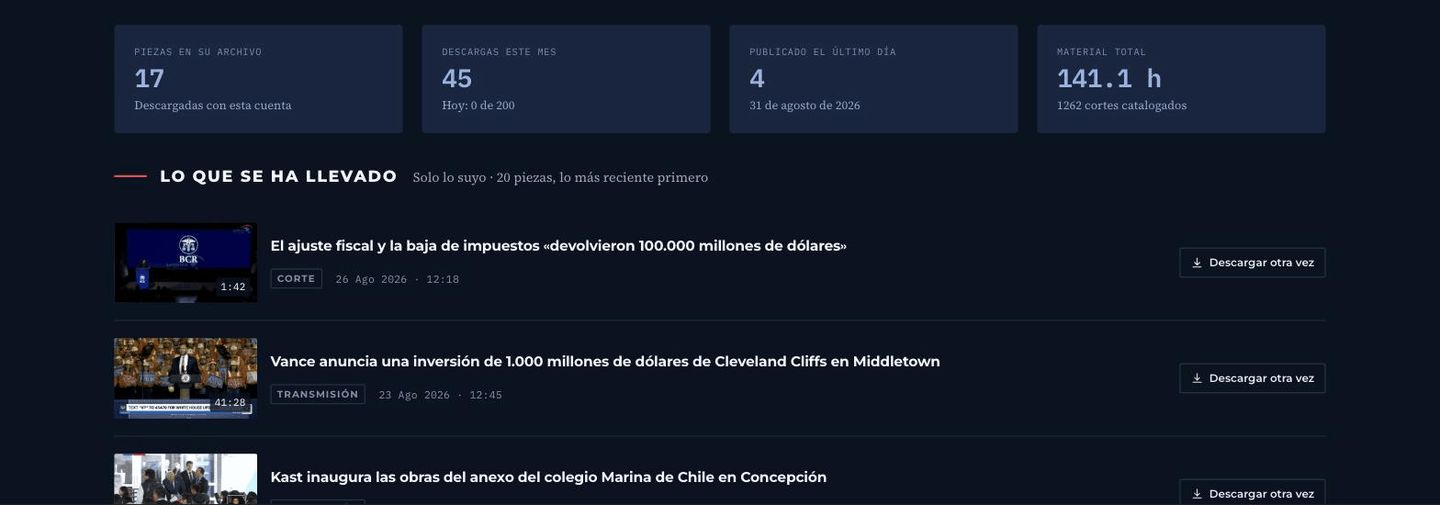 Captura de pantalla: Cómo ver lo que ya se llevó