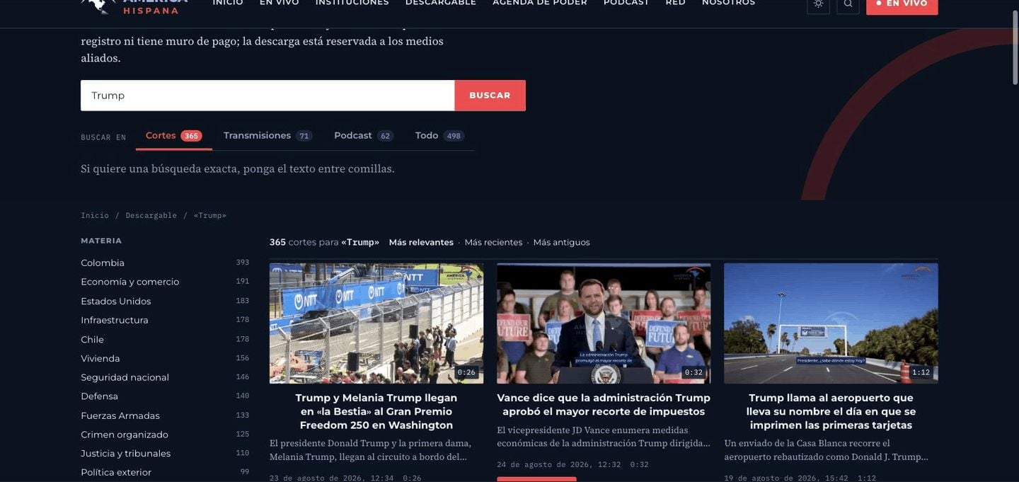 Captura de pantalla: Cómo buscar por palabra